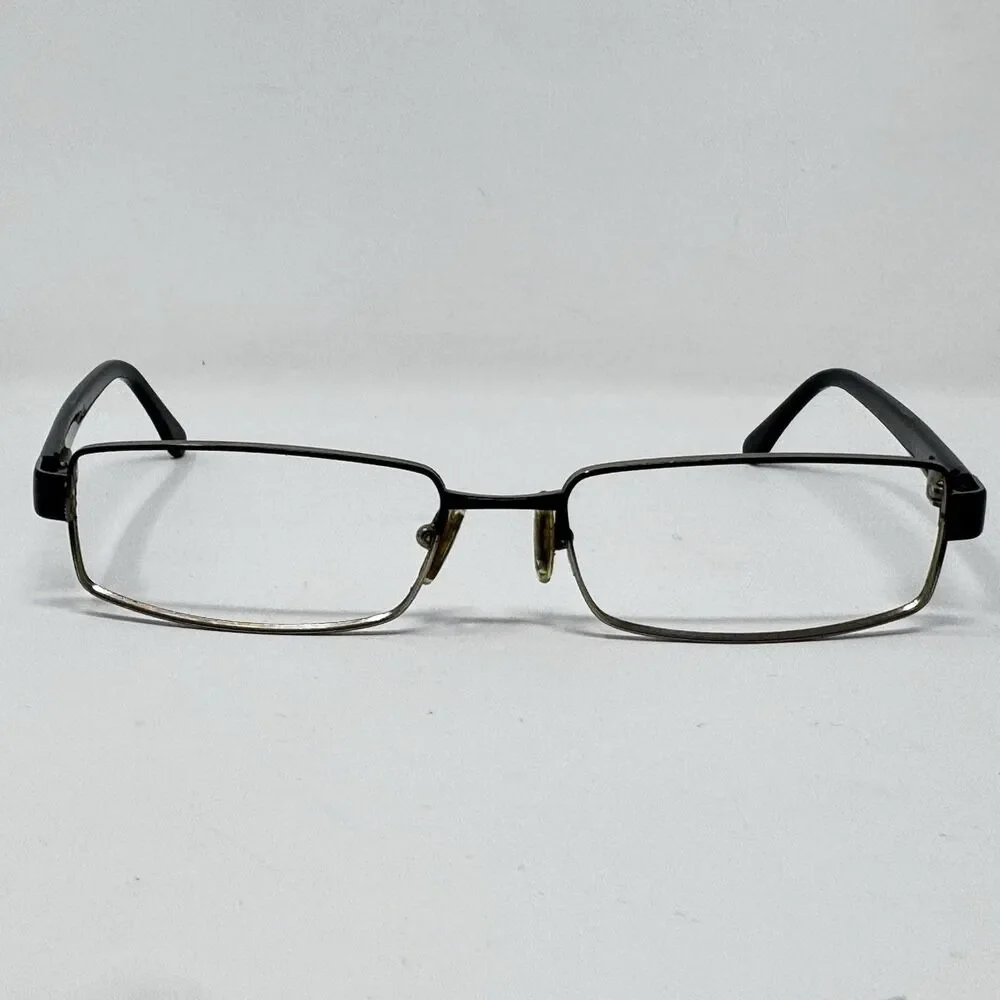 Versace MOD 1086 1137 Rectangle Black Gunmetal Eyeglass Frames 52-16-135